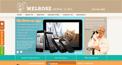 Desktop Screenshot of melroseanimalclinic.com